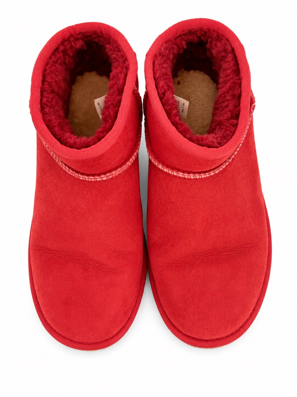 UGG Red Suede Classic Mini Boots Size 8